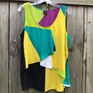 Women’s Worthington Color Block Blouse